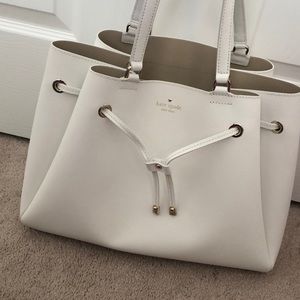 White Kate Spade tote